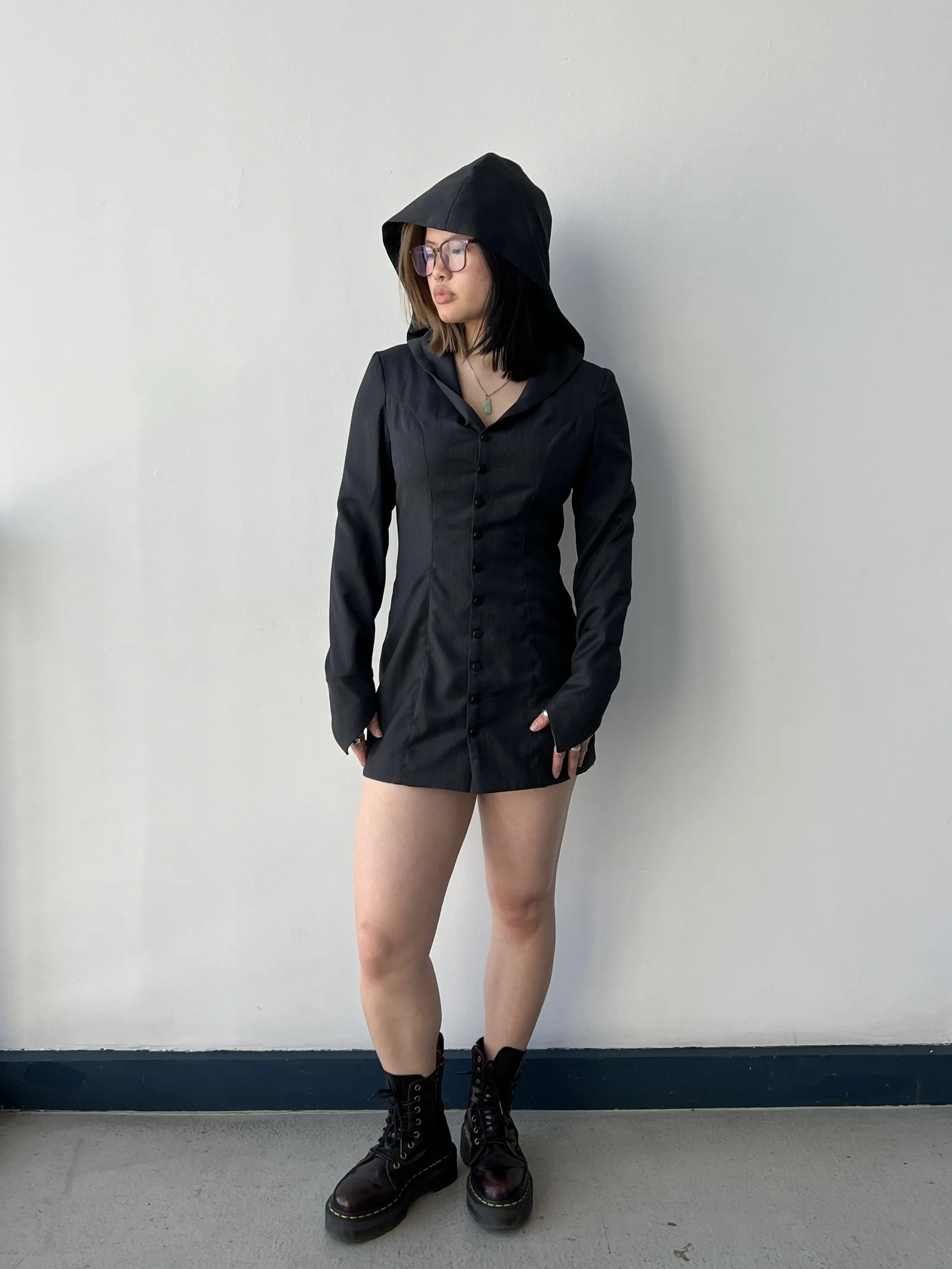 Hooded Mini Dress Cover